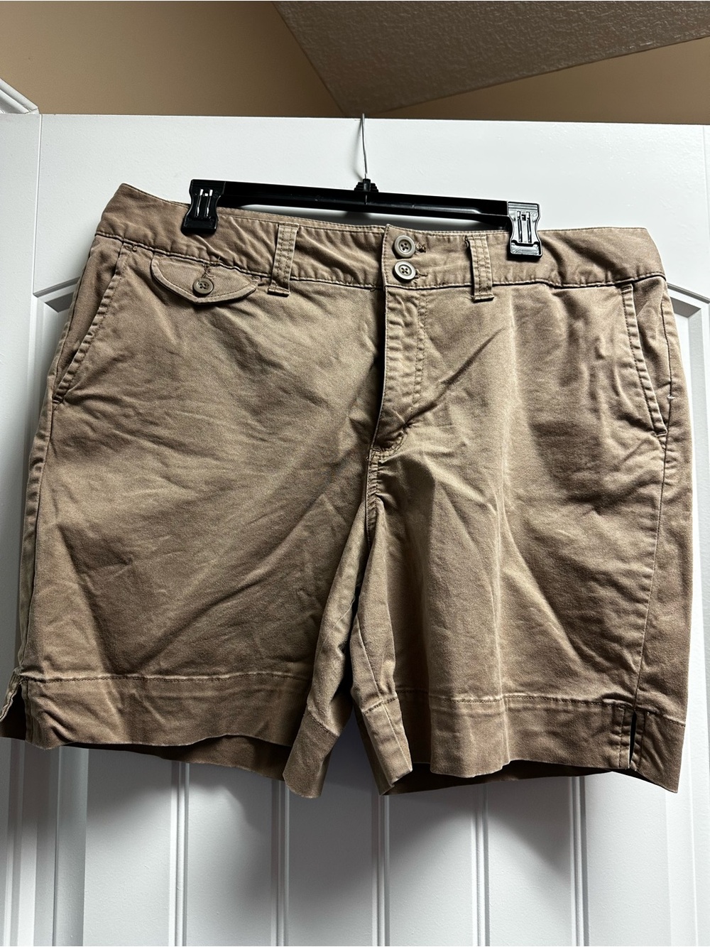 St. John's Bay Tan Women's Bermuda Shorts size 16